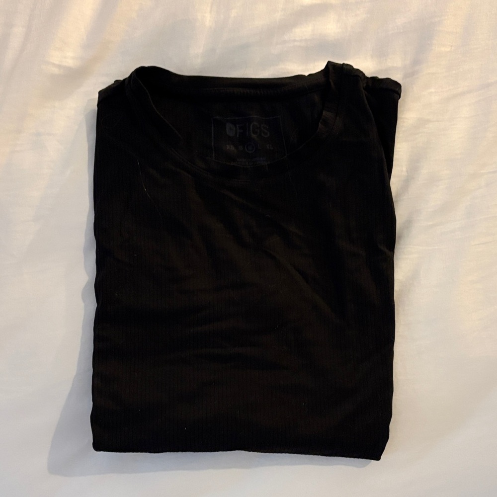 Figs Black Long Sleeve Underscrub